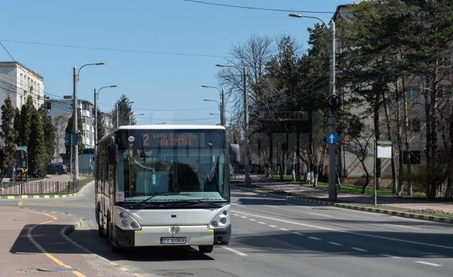 Autobuz al societății de transport public local din Suceava