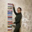 Mihaela Zaharia şi 100 de cărți