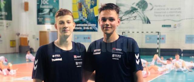 Codrin Radu şi Daniel Stanciuc fac parte din lotul de juniori al României