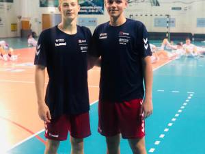 Codrin Radu și Daniel Stanciuc fac parte din lotul de juniori al României