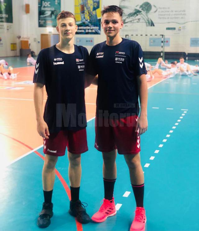Codrin Radu și Daniel Stanciuc fac parte din lotul de juniori al României