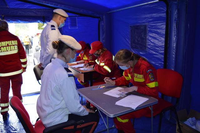 Vaccinare a elevilor de la Colegiul Militar. Foto Georgiana Lupu