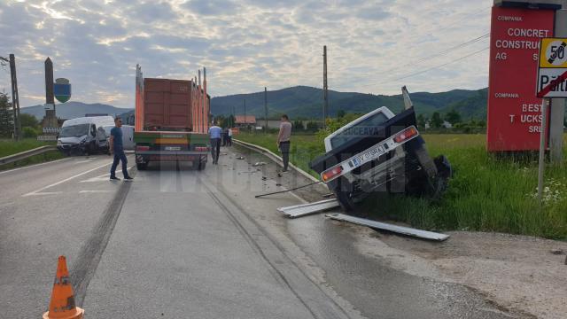 Accident grav, în care au fost implicate patru autovehicule, la Gura Humorului