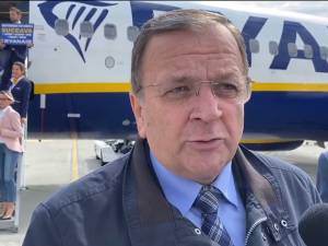 Gheorghe Flutur a salutat venirea companiei Ryanair pe aeroportul din Suceava