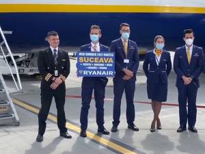 Ryanair a inaugurat zborurile de pe Aeroportul Suceava