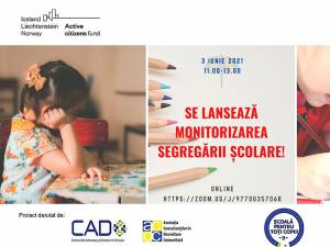 Monitorizarea segregării școlare din cadrul proiectului „Școala pentru toți copiii - II”