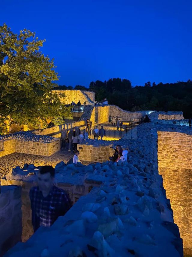 Cetatea de Scaun noaptea, la Noaptea Muzeelor 2021