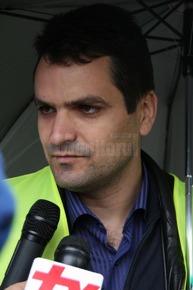Vasile Anton, liderul Sindicatului Național al Poliţiştilor şi Personalului Contractual (SNPPC), Biroul Teritorial Suceava