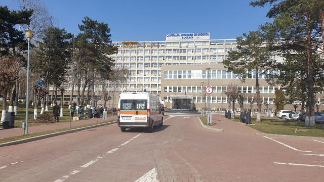Bărbatul a fost transportat la Spitalul Județean Suceava