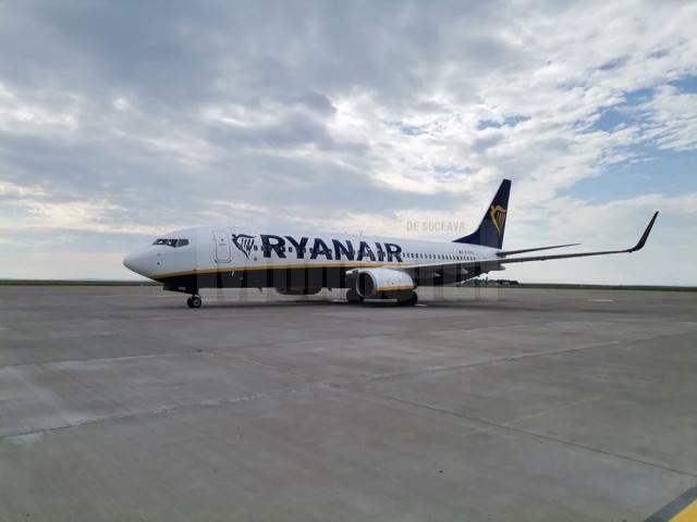 Ryanair a operat prima cursă aeriana pe ruta Suceava - Rhodos