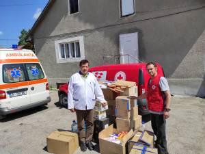 Donație făcută de Crucea Roșie Spitalului Câmpulung Moldovenesc