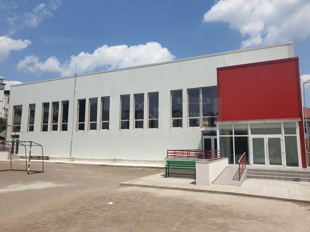 Sala de gimnastică de la Colegiul Spiru Haret