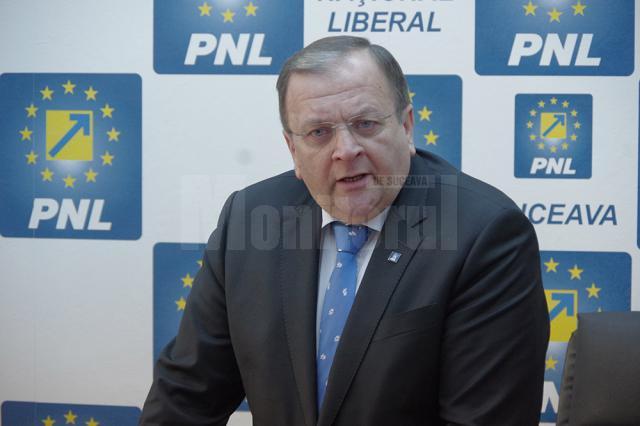 Gheorghe Flutur, actualul lider al liberalilor suceveni, este singurul candidat pentru funcția de președinte al PNL Suceava