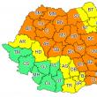 Noi avertizări meteo de averse torențiale, descărcări electrice, vijelii și grindină