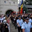 Defilare a forțelor Ministerelor de Interne din Suceava şi Republica Moldova, în curtea Mănăstirii Putna