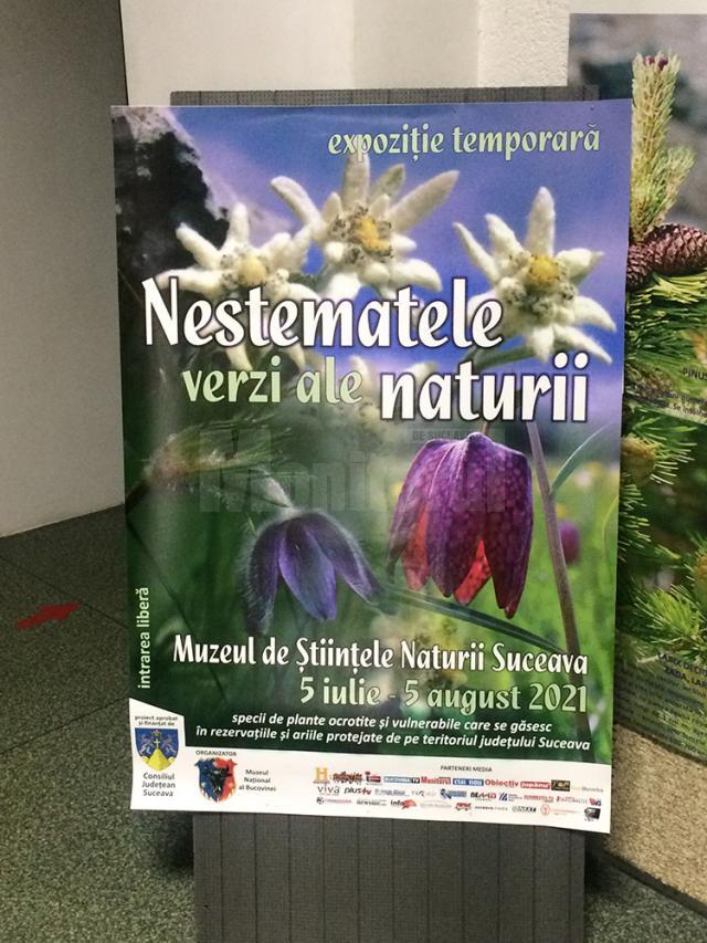 La Muzeul de Științele Naturii Suceava a fost deschisă luni expoziția „Nestematele verzi ale naturii”, fotografie și plante vii