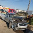 Trei persoane au ajuns la spital după un accident la Sasca
