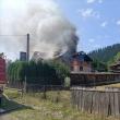 Casă din Voroneț, distrusă de un incendiu puternic