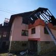 Casă din Voroneț, distrusă de un incendiu puternic