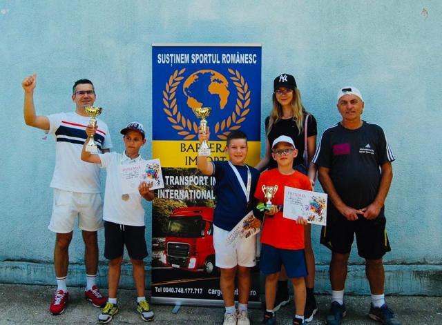 Copiii din județ s-au bucurat de tenis la Cupa „Barbera”