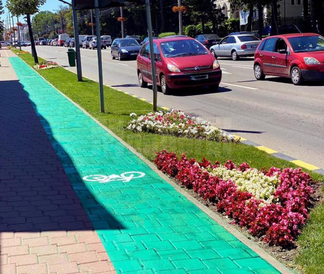 Numărul suporturilor pentru bicicletă, suplimentat în municipiul Suceava