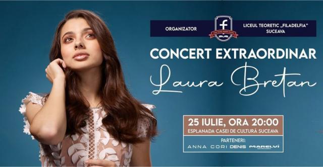 Tânăra artistă Laura Bretan va concerta pentru prima dată la Suceava