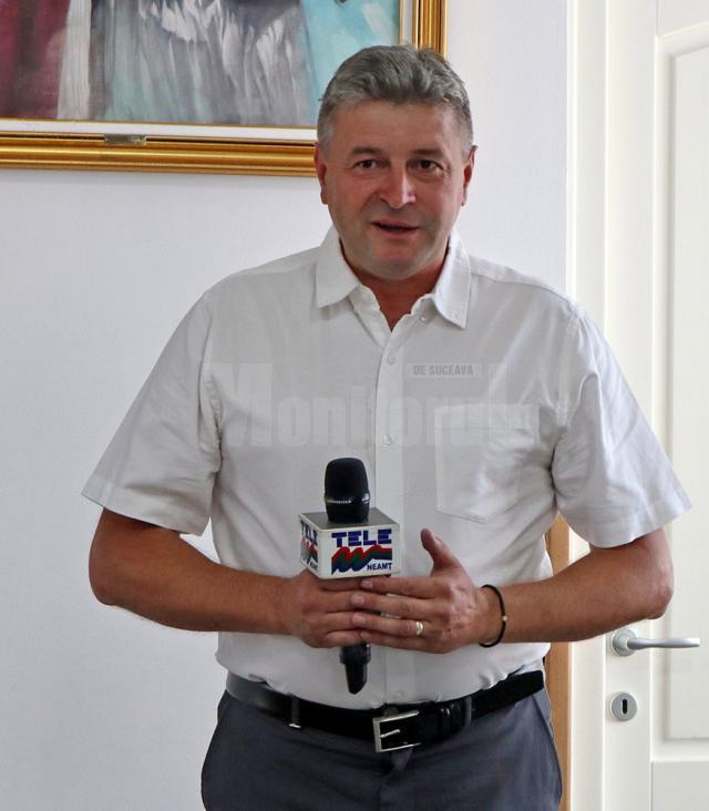 Primarul municipiului Fălticeni, prof. Gheorghe Cătălin Coman