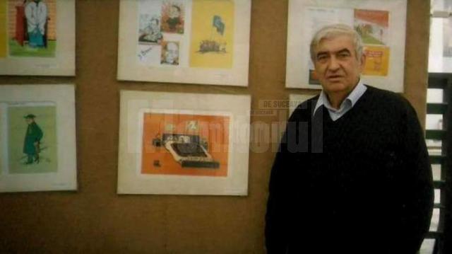 Maestrul Viorel Corodescu-COV, sărbătorit la împlinirea vârstei de 75 de ani, din care mai bine de 50 de ani au fost „în slujba umorului desenat”