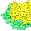 Cod galben de ploi, descărcări electrice și intensificări ale vântului, până diseară la ...