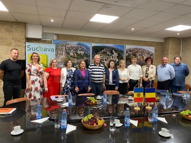 Delegația de specialiști veniți de la Chișinău a avut discuții cu omologii lor de la Primăria Suceava