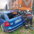 Mașina lovită de trenul Suceava - Putna