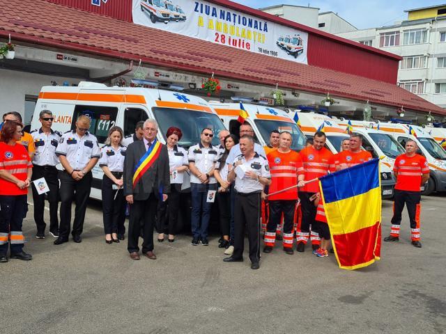 Moment de reculegere în memoria ambulanțierilor Cristian Sorin Stupiuc și Ion Irimescu