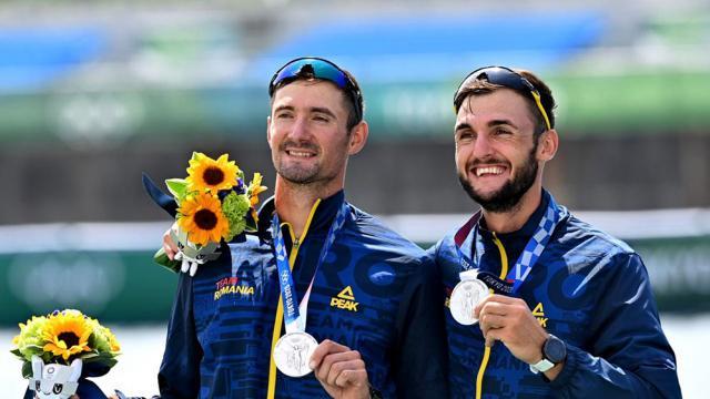 Marius Cozmiuc și Ciprian Tudosă au devenit vicecampioni olimpici. Foto prosport.ro