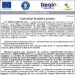 Comunicat începere proiect
