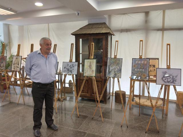 30 de lucrări semnate de Iosif Csukat, „senior al artelor plastice bucovinene”, pot fi admirate la Centrul Cultural Bucovina
