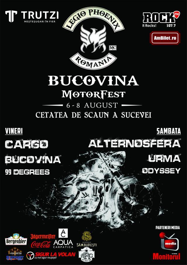 Cargo, Alternosfera, Bucovina și Urma vor cânta la ediția de anul acesta a Bucovina Motorfest