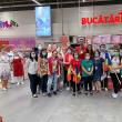 Olimpicii suceveni Marius și Ionela Cozmiuc, sărbătoriți la Auchan Suceava