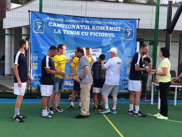 Sucevenii au câștigat etapa a patra din Campionatul României la tenis cu piciorul