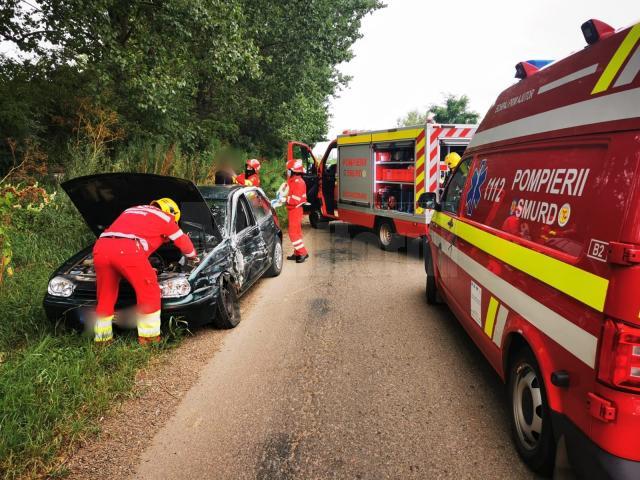 Autoturismul implicat în accident