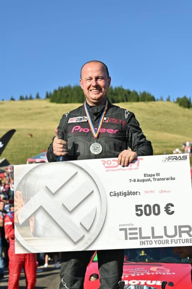 Catalin Trifan - castigatorul etapei naționale de drift de pe TransRarau