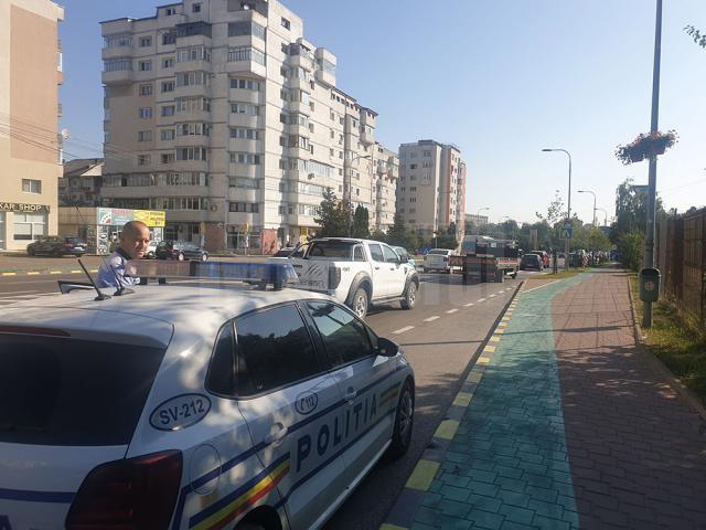 Polițiștii rutieri suceveni au pus în aplicare, miercuri dimineață, o acțiune de control „blitz”, cu efective sporite, pentru prevenirea accidentelor rutiere cu victime pietoni