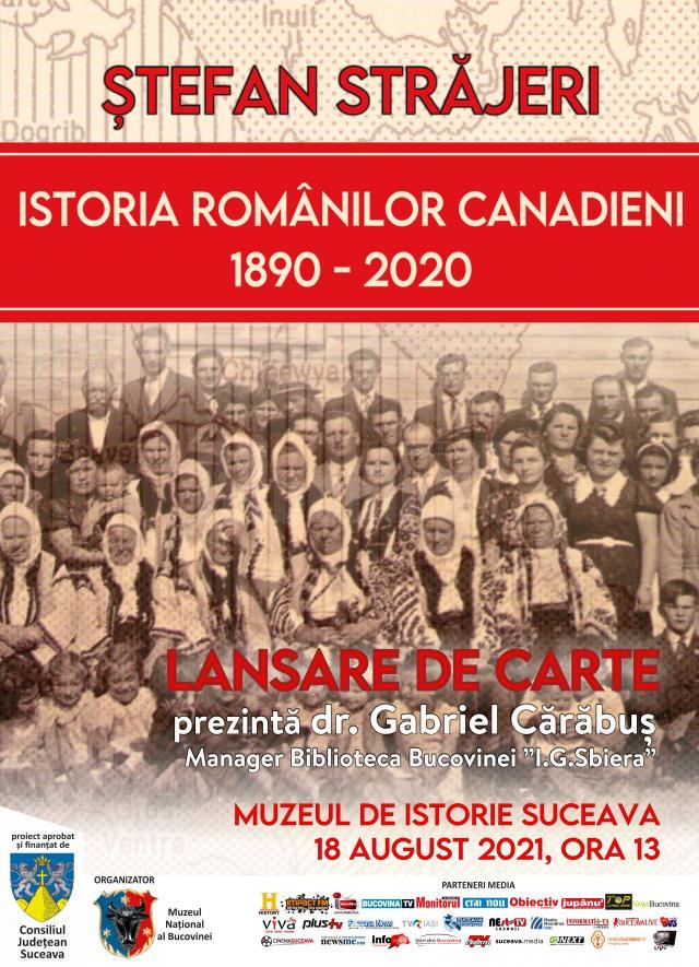 Lansarea cărții “Istoria românilor canadieni 1890-2020”