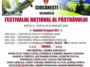 O nouă ediție a Festivalului Păstrăvului de la Ciocănești, la finalul acestei săptămâni