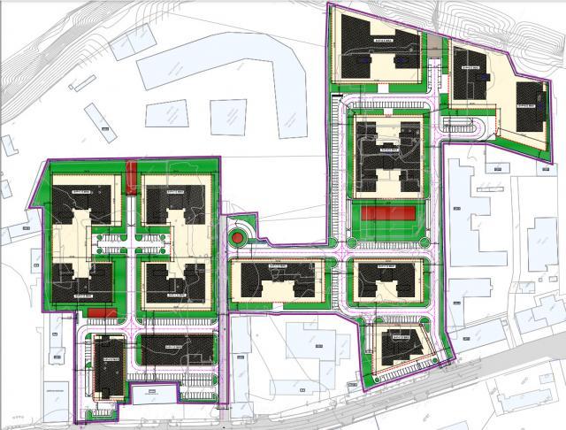 Ansamblu rezidențial cu 2.000 de apartamente și aproape 2.300 de locuri de parcare, pe Traian Vuia