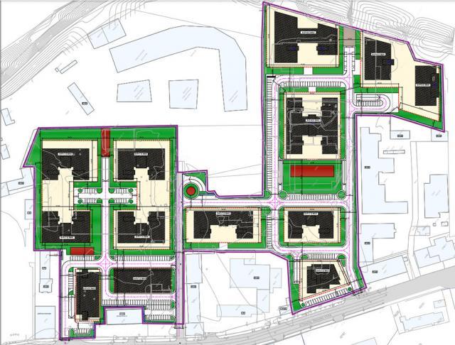 Ansamblu rezidențial cu 2.000 de apartamente și aproape 2.300 de locuri de parcare, propus spre realizare pe strada Traian Vuia