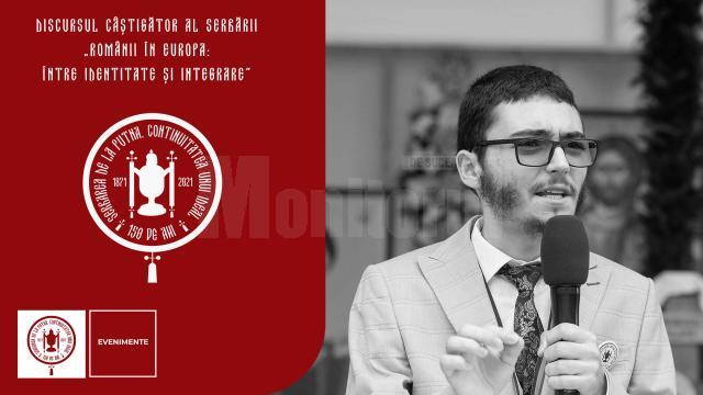 Marele Premiu pentru cel mai bun discurs a fost obținut de elevul Cosmin Țugui, de la Colegiul ,,Eudoxiu Hurmuzachi” Rădăuți