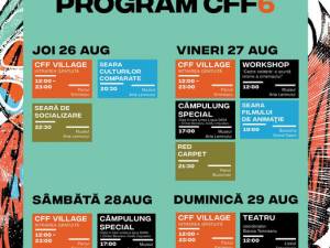 Patru zile de proiecții, expoziții, ateliere și relaxare, la Câmpulung Film Fest, ediția a VI-a