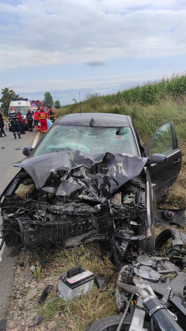 Motociclist mort în urma impactului foarte violent cu mașina de Suceava sursa foto - Ziarul de Iași