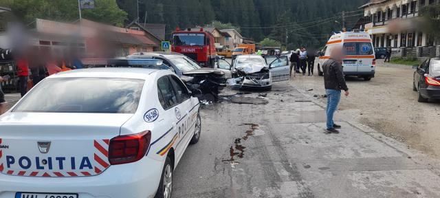 Accidentul produs sâmbătă, la Broșteni