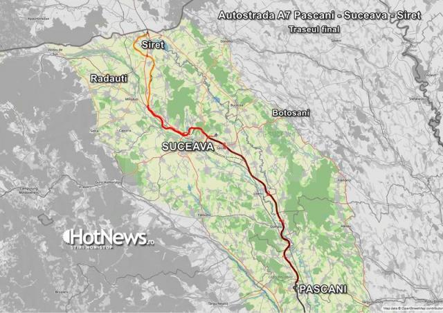Drumul de mare viteză pe traseul Pașcani - Suceava - Siret